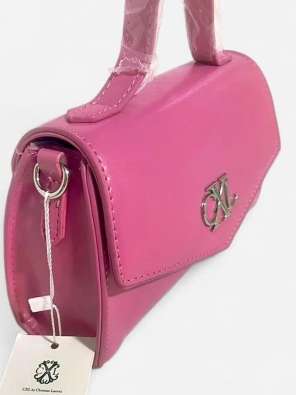 Christian Lacroix Pink Mini Top-Handle Crossbody Bag
